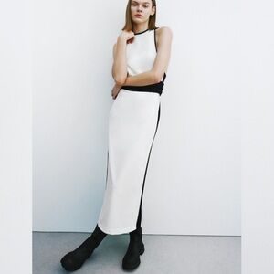 ZARA BNWT Dress with Side Stripe